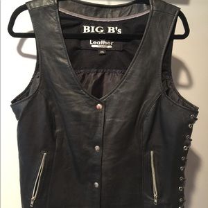 Leather Vest